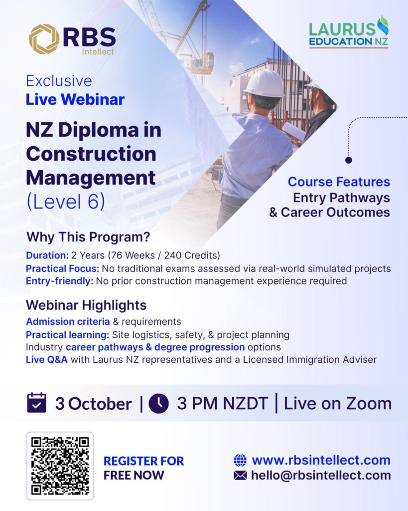 NZ Diploma in Construction Management: Course & Career Pathways | 03 October 2026
