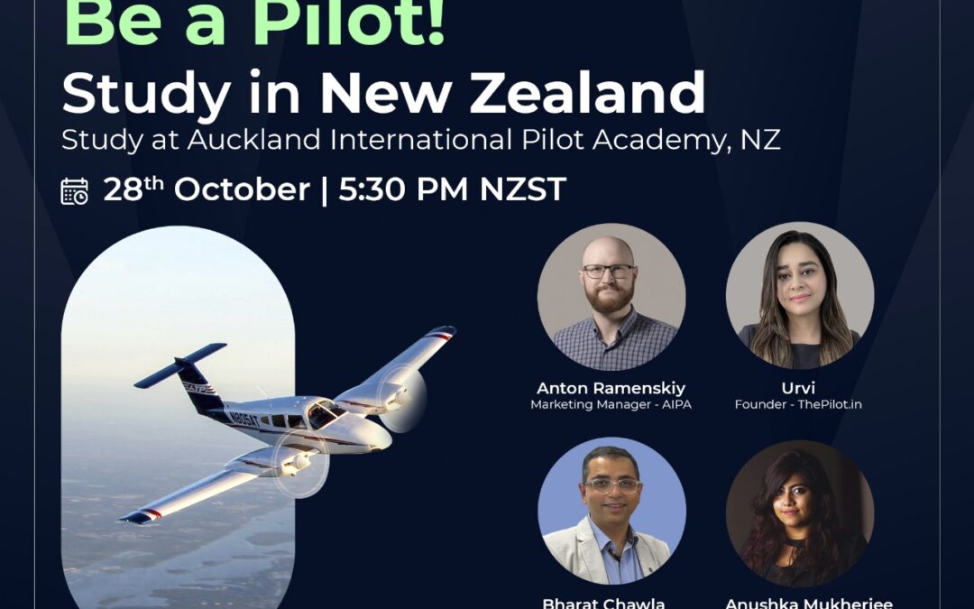 Be a Commercial Pilot! Study at Auckland International Pilot Academy in New Zealand