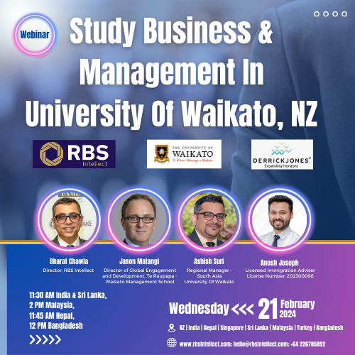 Study Business & Management in University Of Waikato, New Zealand