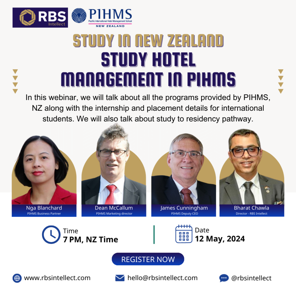 Study In New Zealand | Study Hospitality & Hotel Management In PIHMS, NZ