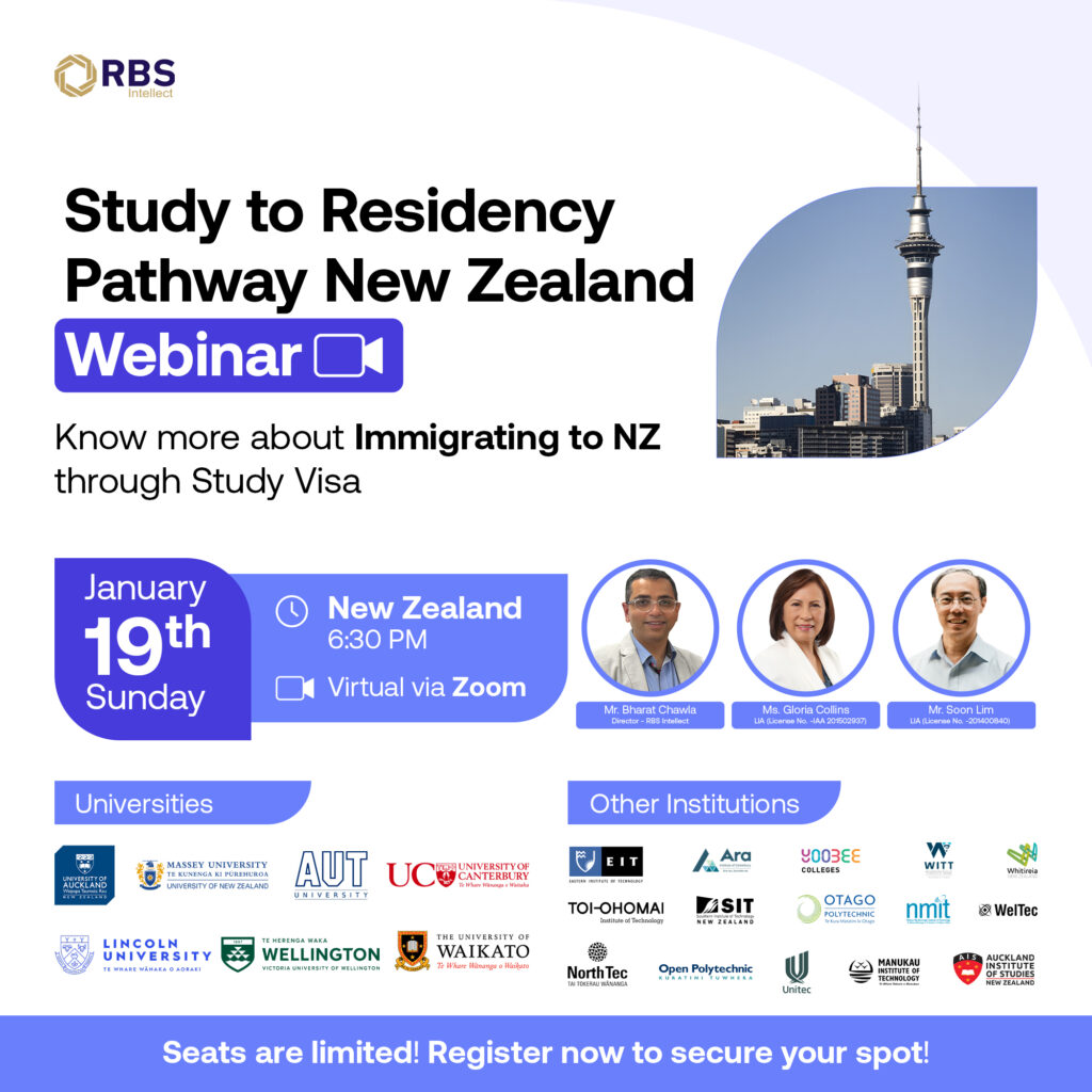 RBS Intellect: Study to Residency Pathway New Zealand