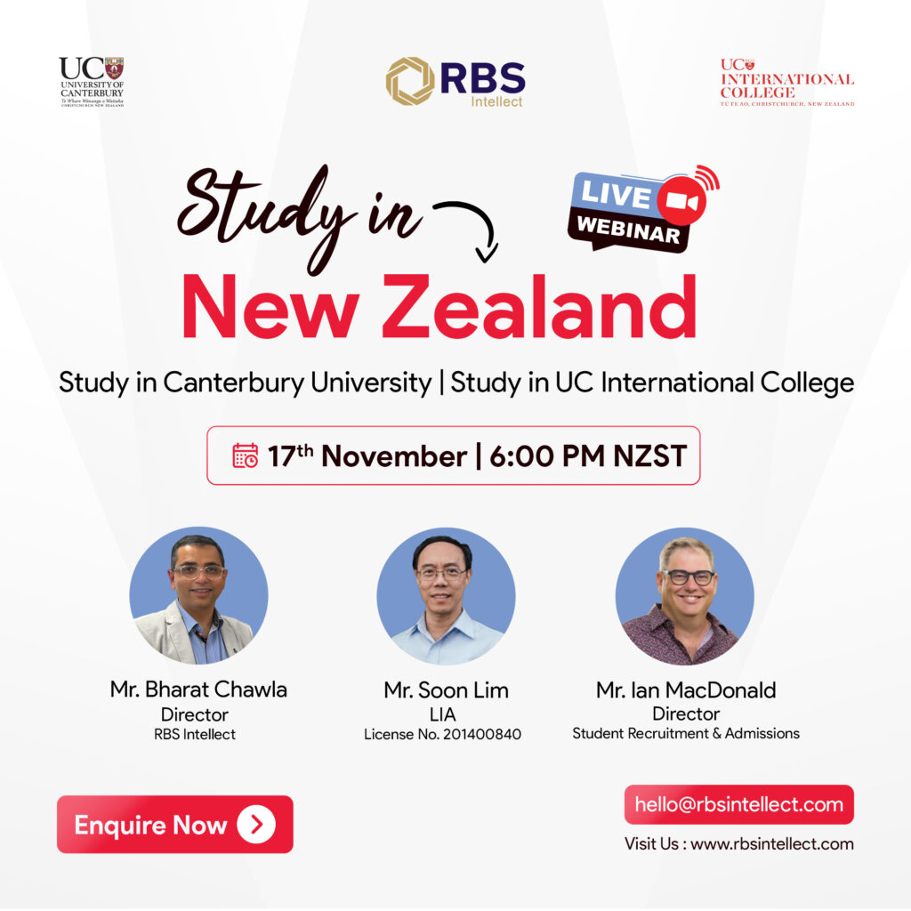 Study In New Zealand | Study at UCIC & University of Canterbury