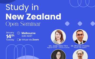 Study in New Zealand Open Seminar 14 Janurary