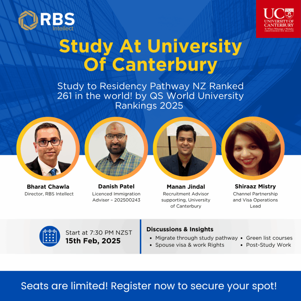 Study in New Zealand at the University of Canterbury Webinar