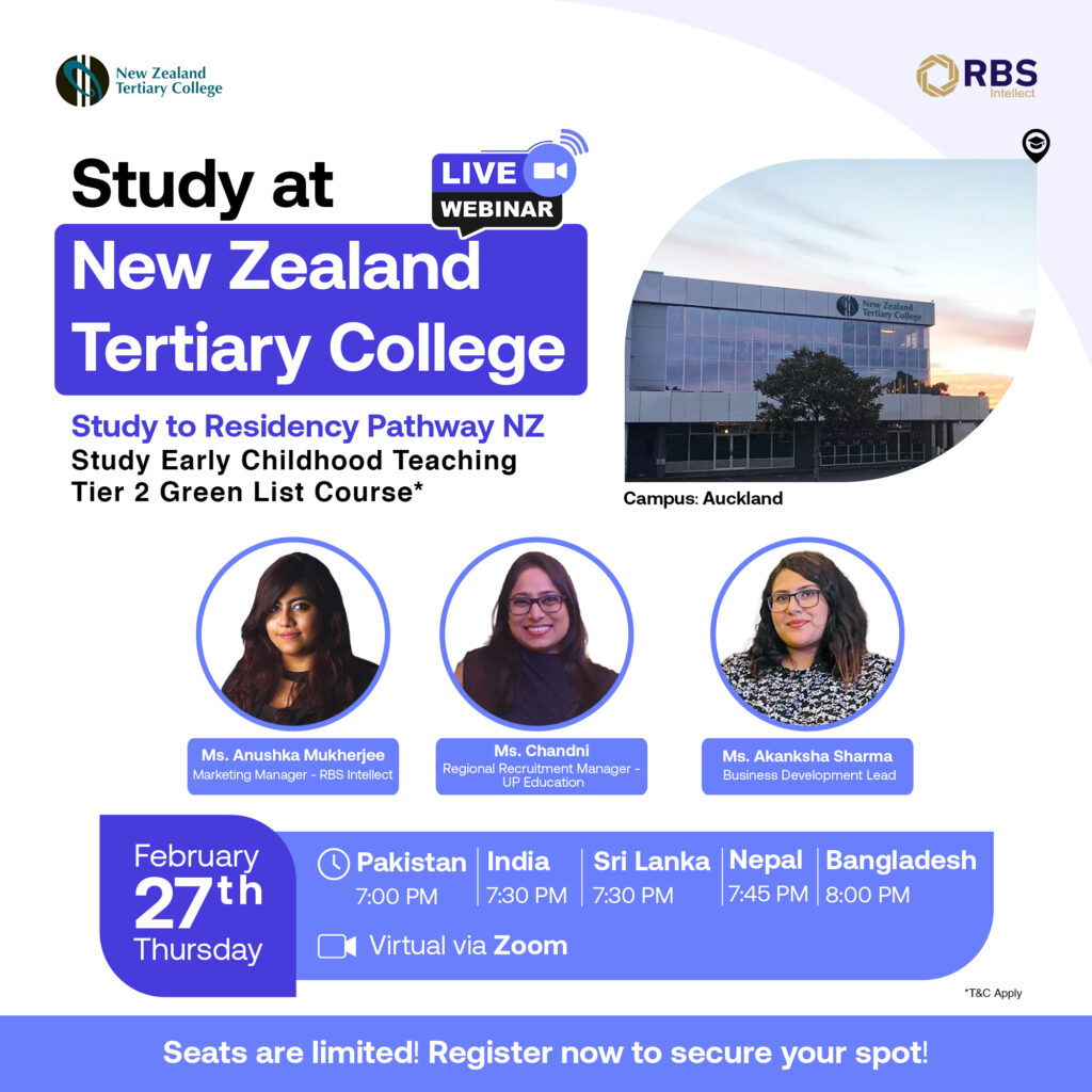 Study at New Zealand Tertiary College (NZTC)​